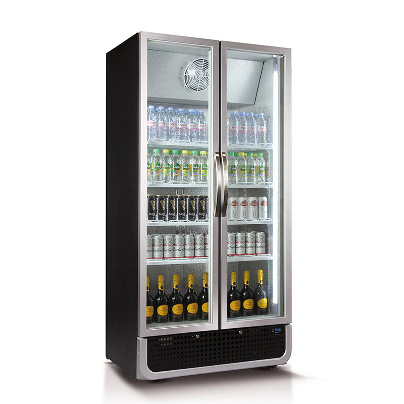 Two door shop display fridge