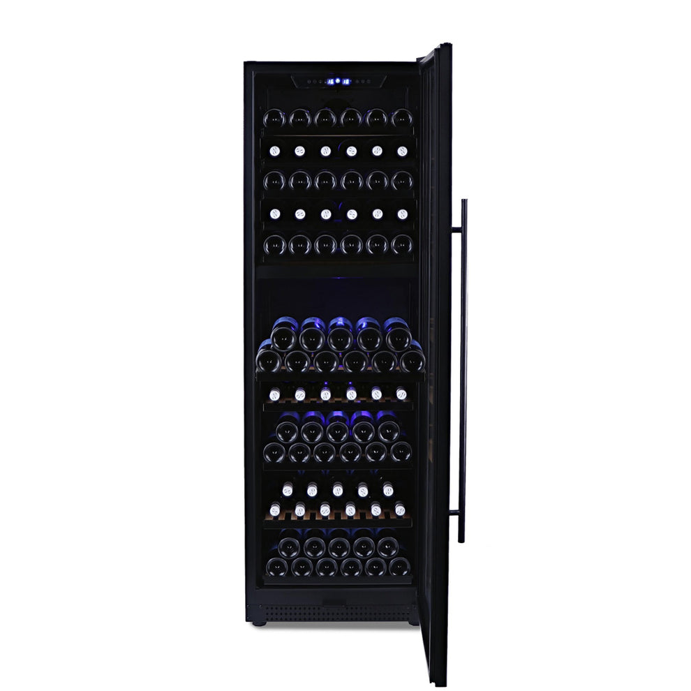 Husky Riserva 450L Dual Zone Wine Fridge in Black (HUSWS168DMBZY)