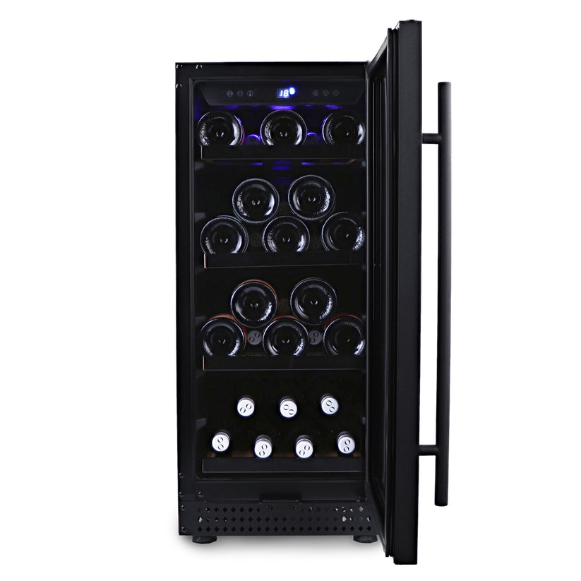 Husky Riserva 80L Single Zone Wine Fridge in Black (HUSWS33SMBZY)